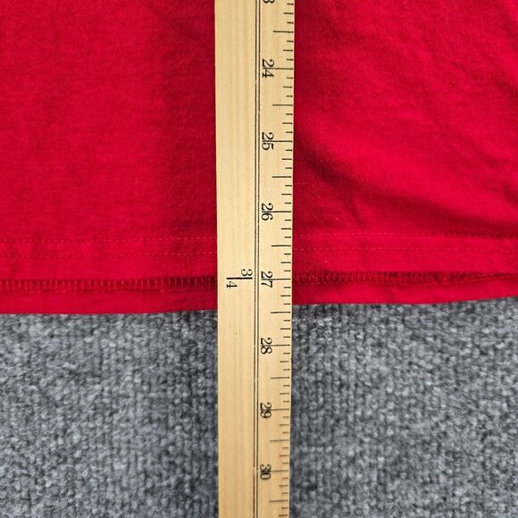 St Louis Cardinals Blues‎ Tshirt Mens Medium Red Flag Patriotic Hockey Baseball - Picture 4 of 6